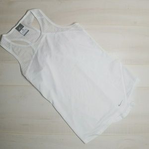 Nike Dri-Fit Racerback Mesh Cut Out Tank Size S